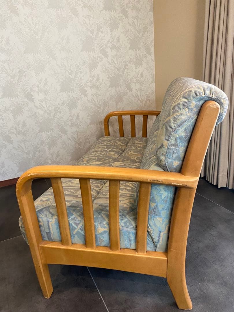 送料込みmaruni レトロヴィンテージ2〜３人掛けソファ