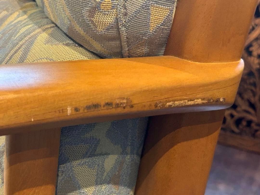 送料込みmaruni レトロヴィンテージ2〜３人掛けソファ