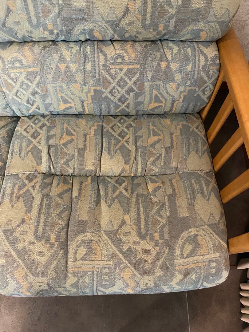 送料込みmaruni レトロヴィンテージ2〜３人掛けソファ