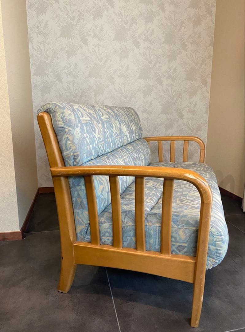 送料込みmaruni レトロヴィンテージ2〜３人掛けソファ