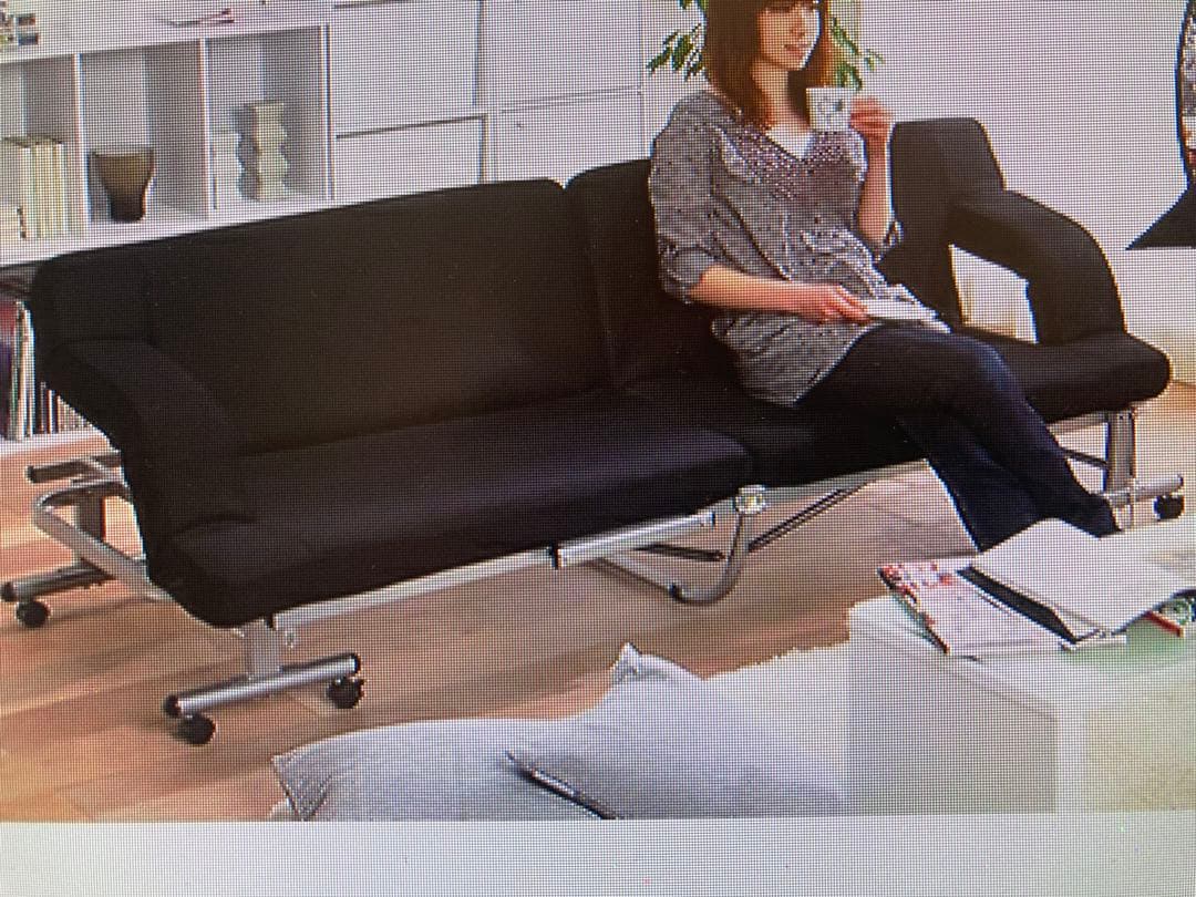 未使用新品！アイリスオーヤマ 折りたたみソファベッド OTB-SF ブラック