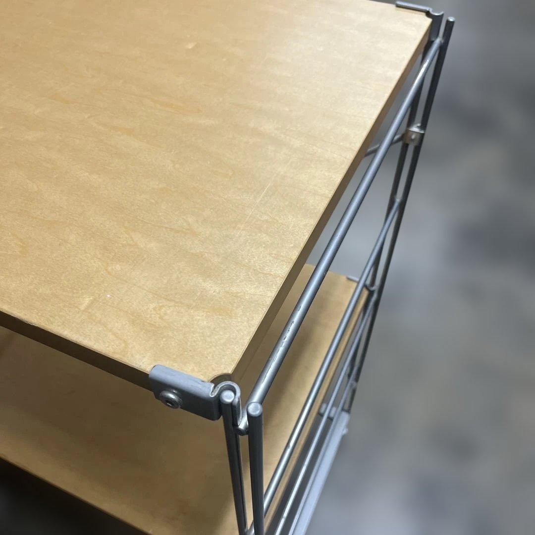 【無印良品】ユニットシェルフ◇キャスター付き◆