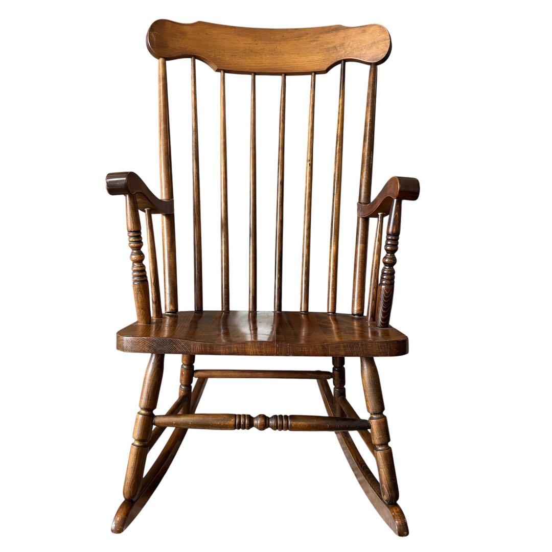 ロッキングチェア　アーム　 チェア 椅子 ウッドチェア　ウインザー