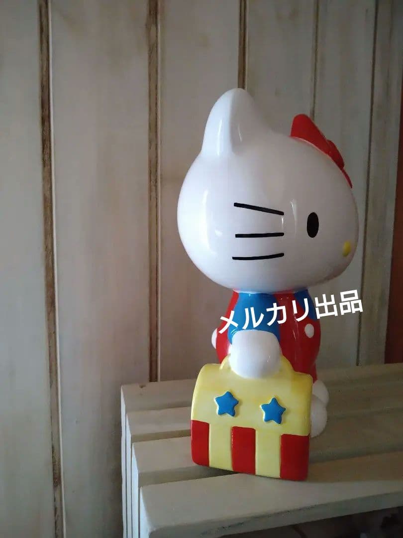 サンリオ★インテリア:陶器:置物:未使用★キティちゃん:レトロ:レア
