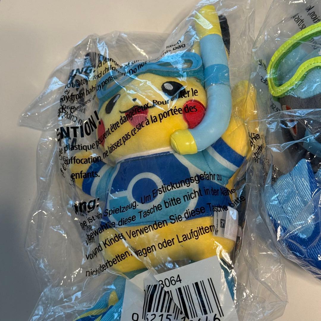 ポケモンWCS2024 ホノルル　ピカチュウ リオル　マリルリ　ぬいぐるみ