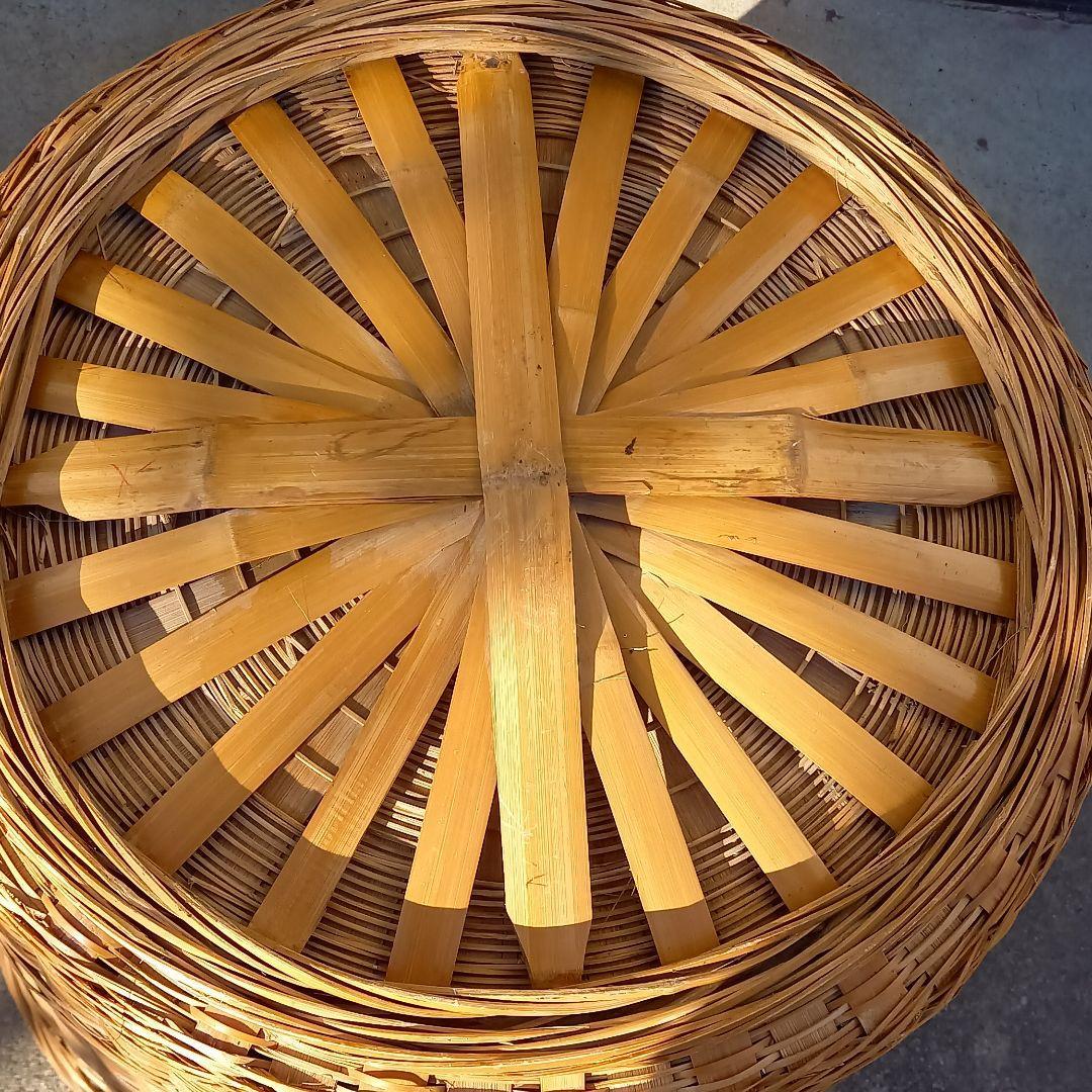 竹ざる　 かご　 竹細工 　竹籠　 天然素材 ３点