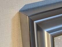 【真作】絵画　中島虎威　日本画12号　五箇山春雪　共シール　箱・黄袋入　V70