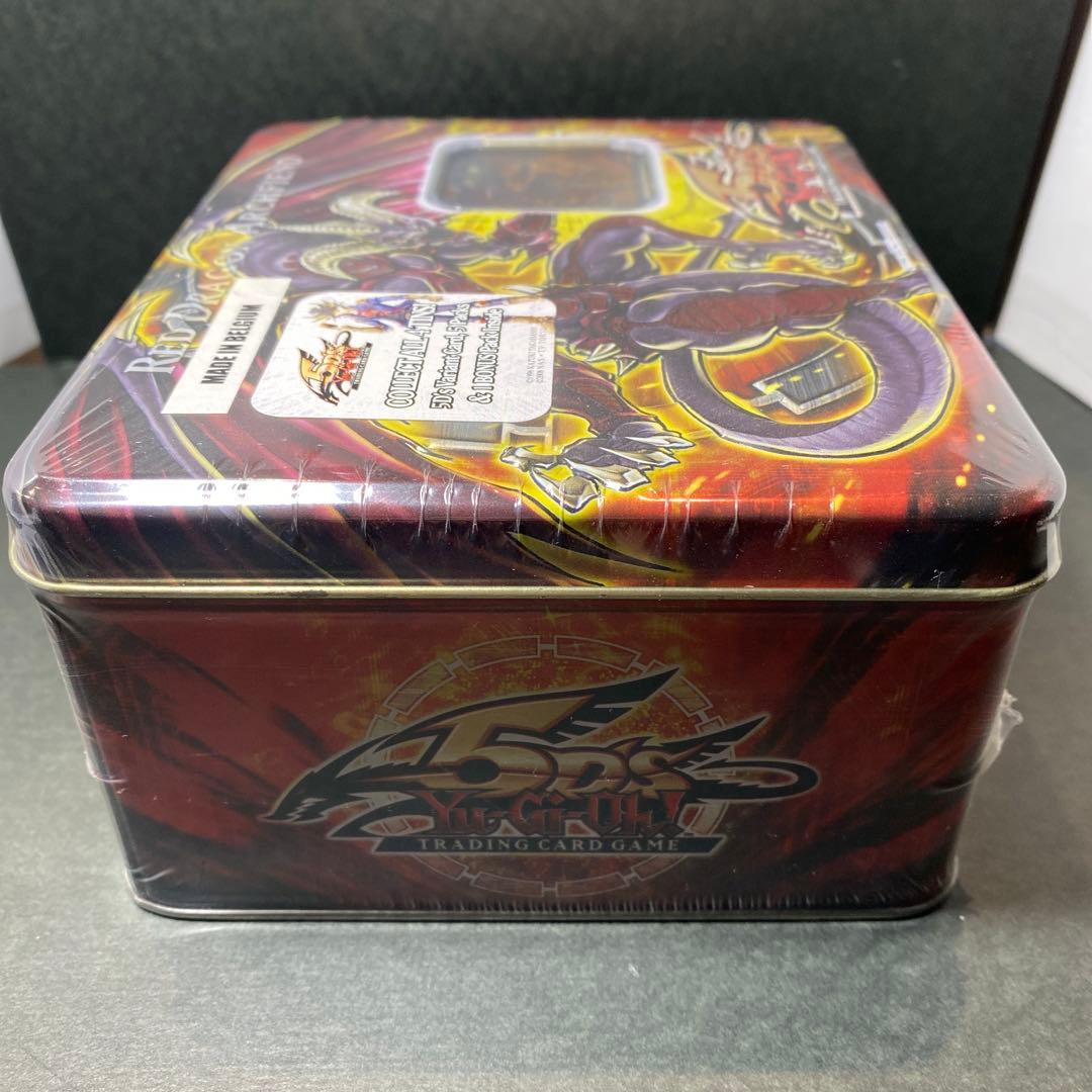 遊戯王デュエルモンスターズ スカーレッドノヴァドラゴン ティン缶