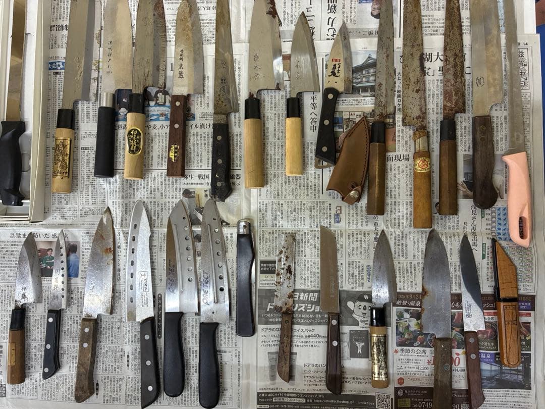 包丁 ナイフ まとめ 50本以上 有次 出刃包丁 等