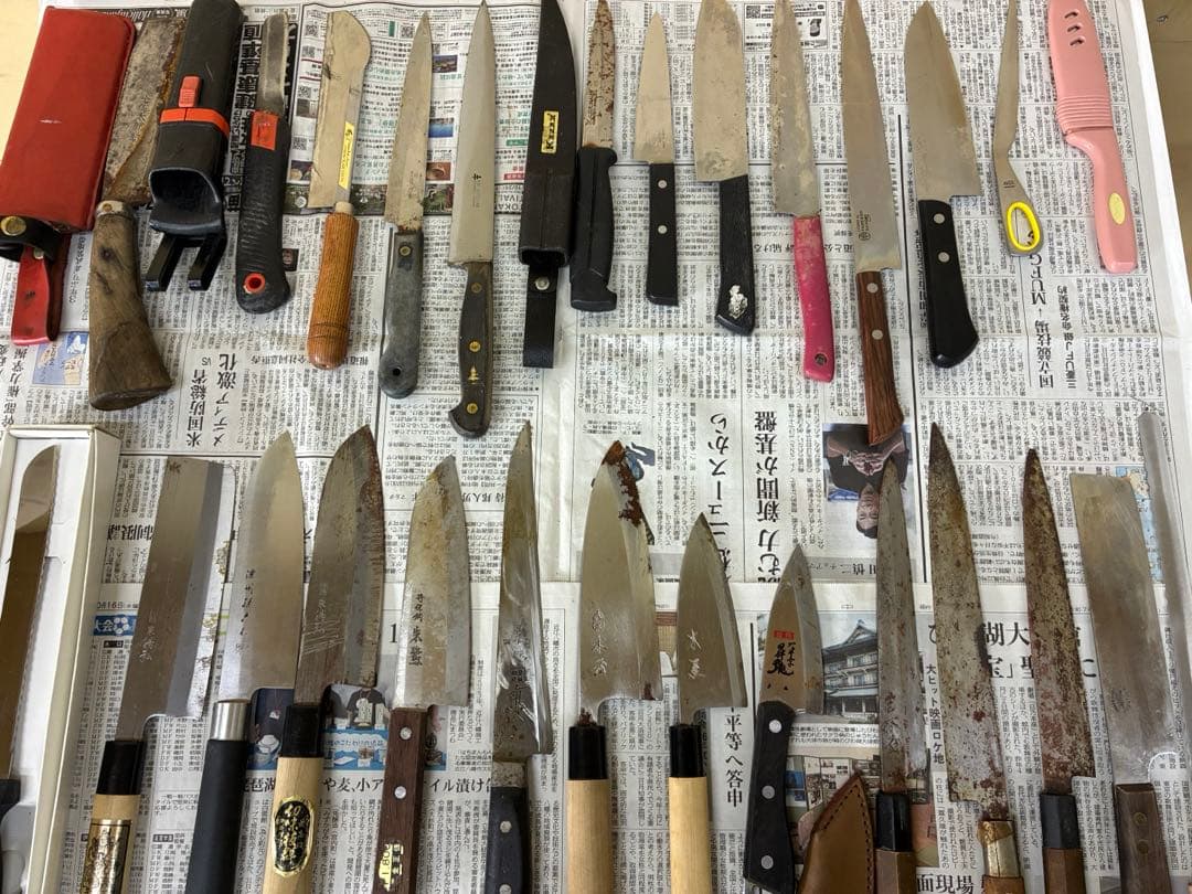 包丁 ナイフ まとめ 50本以上 有次 出刃包丁 等