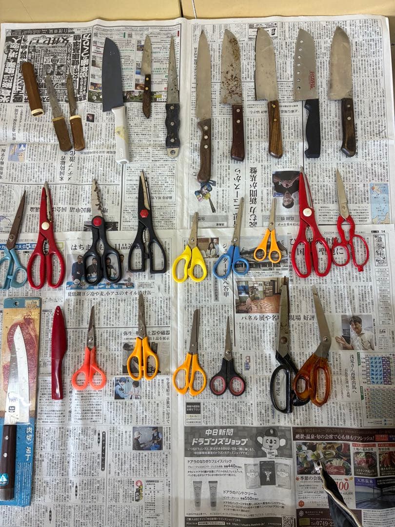 包丁 ナイフ まとめ 50本以上 有次 出刃包丁 等