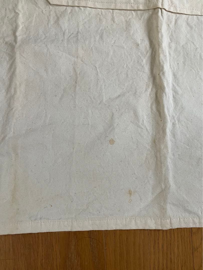 マニー　many　エプロン　カントリー柄　綿　レア　レトロ