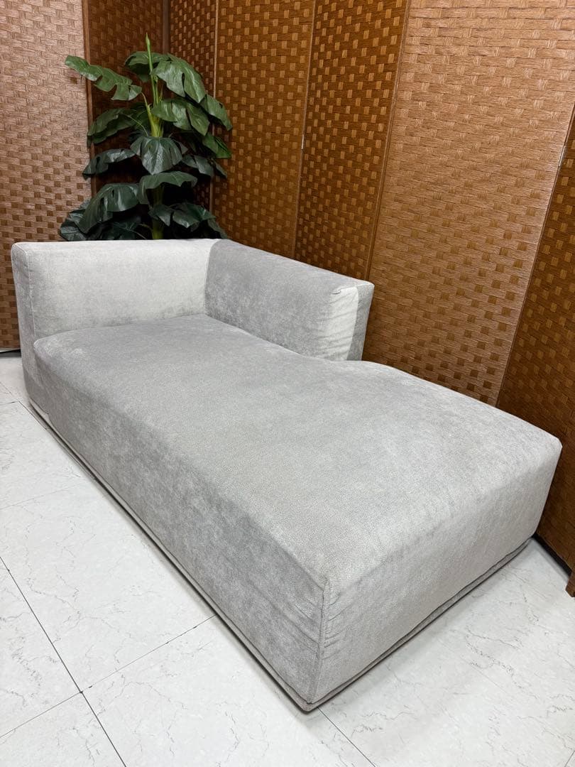 定価¥84,500 Francfranc メーネ カウチ L ライトグレー