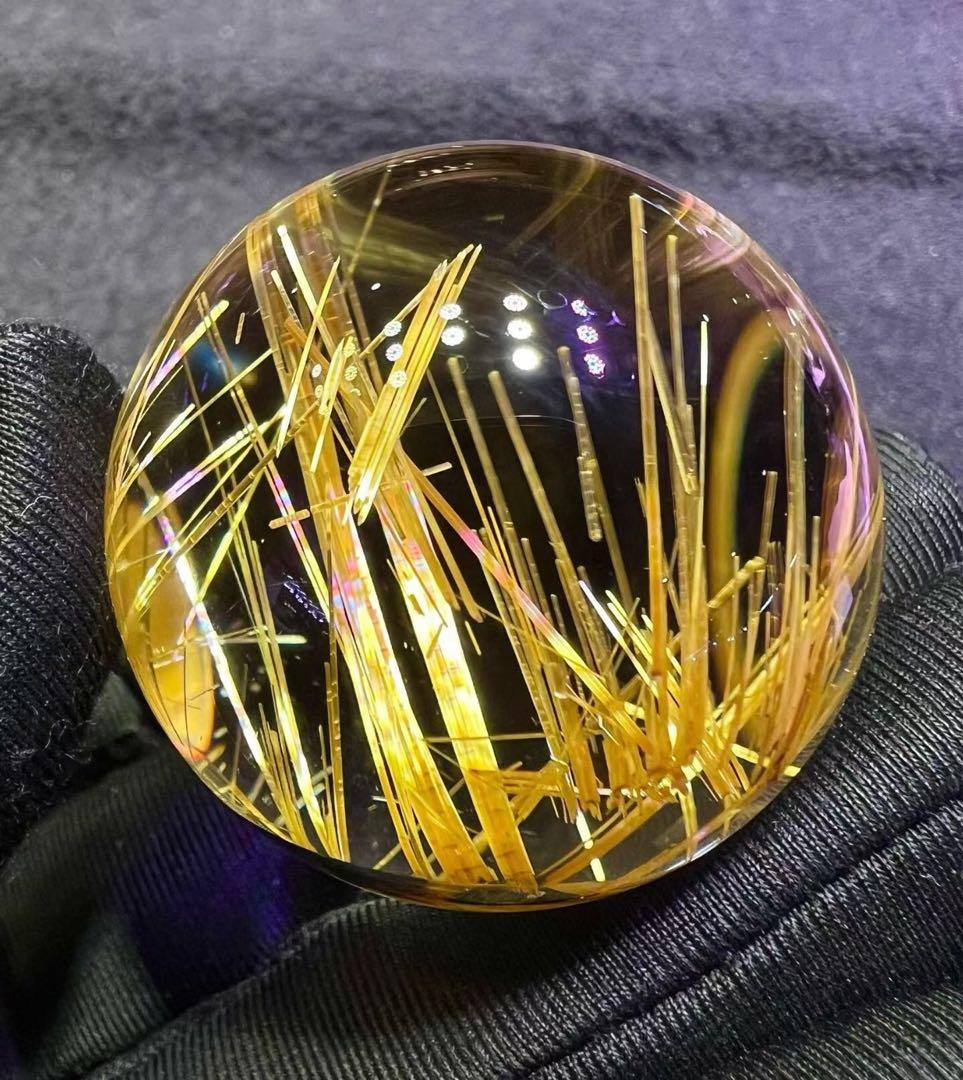 ⭐︎【極上品】タイチンクオーツ 置物 36.8mm