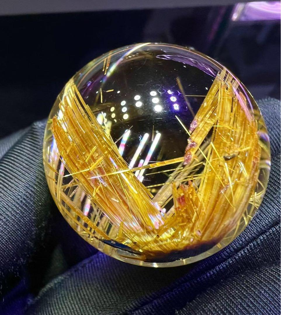 ⭐︎【極上品】タイチンクオーツ 置物 36.8mm