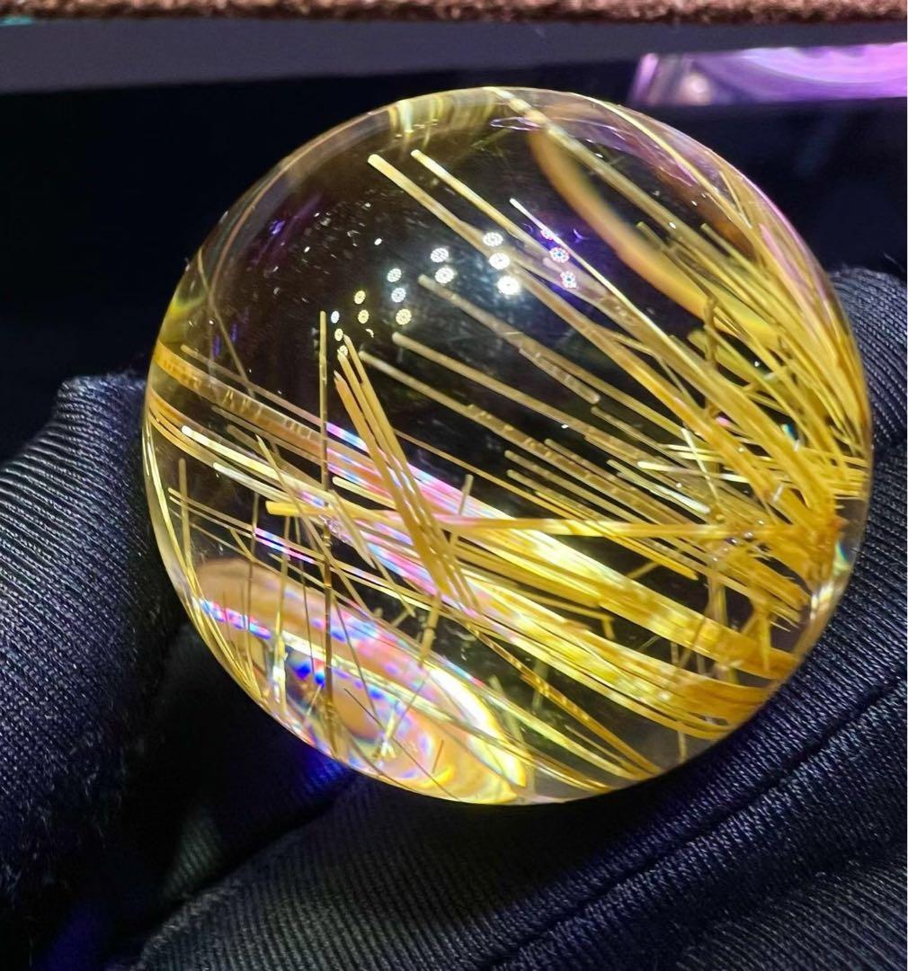 ⭐︎【極上品】タイチンクオーツ 置物 36.8mm