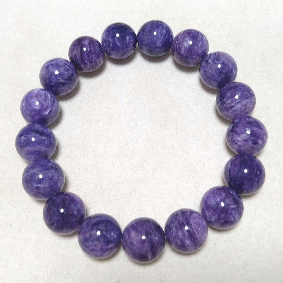 プロフ必読！∞ 高品質 チャロアイト12mmブレス ・恐怖心・不安・危機回避 ∞