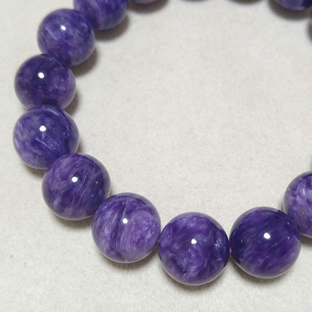 プロフ必読！∞ 高品質 チャロアイト12mmブレス ・恐怖心・不安・危機回避 ∞