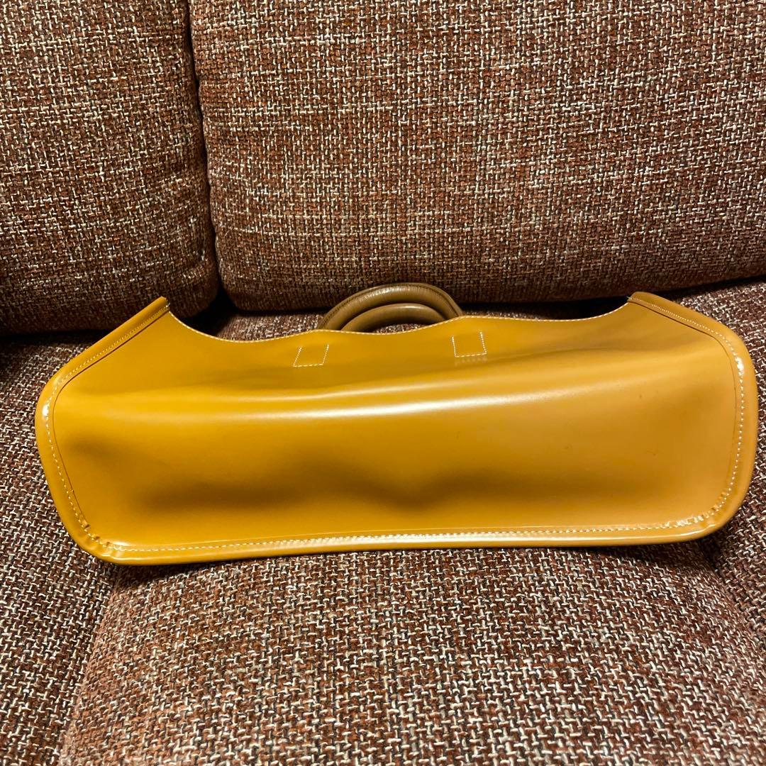 美品✳︎ピエニ　PIENI ワイドバッグ　キャラメルブラウン　DOGUBACO S