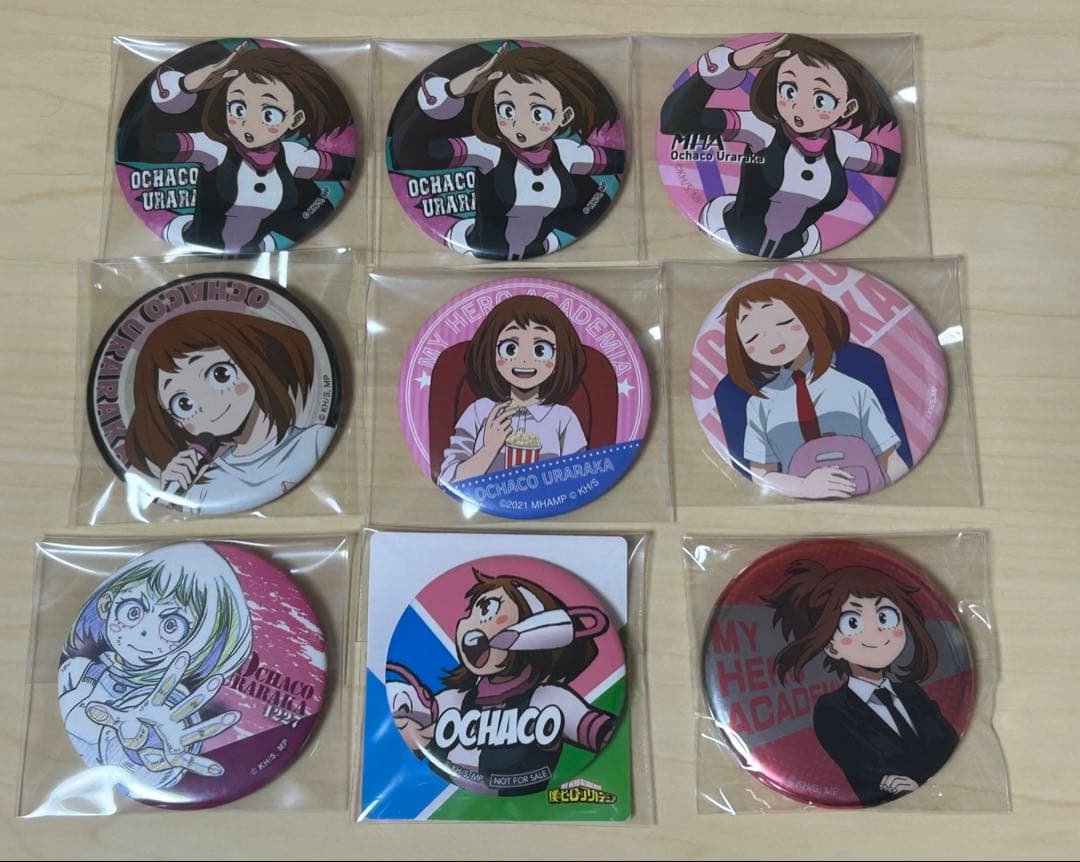 麗日お茶子 缶バッジ セット - メルカリ