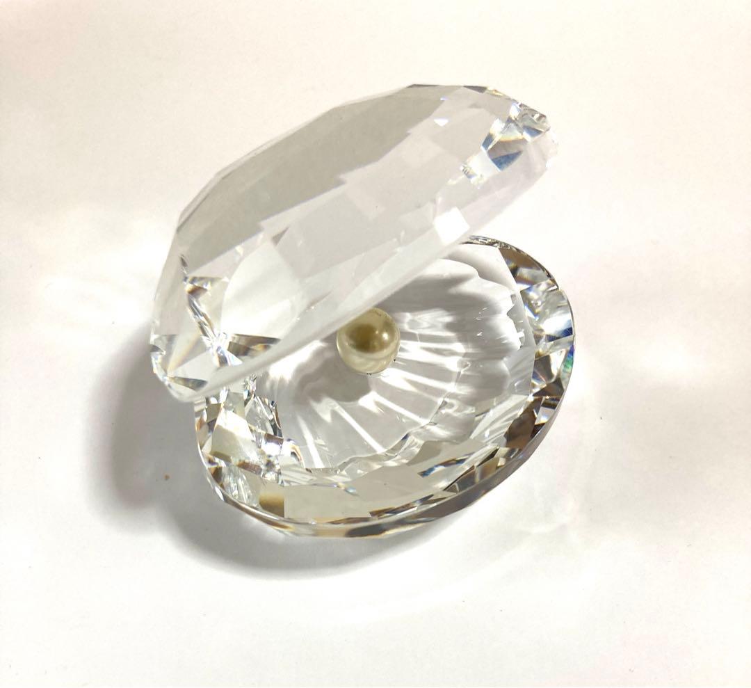 Swarovski Shell with Pearl ラージ　014389