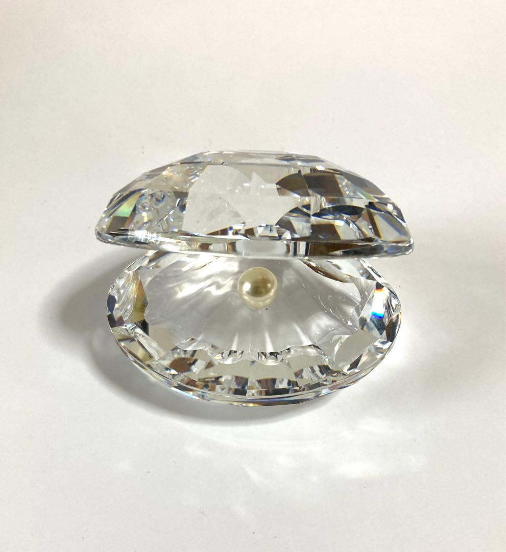 Swarovski Shell with Pearl ラージ　014389