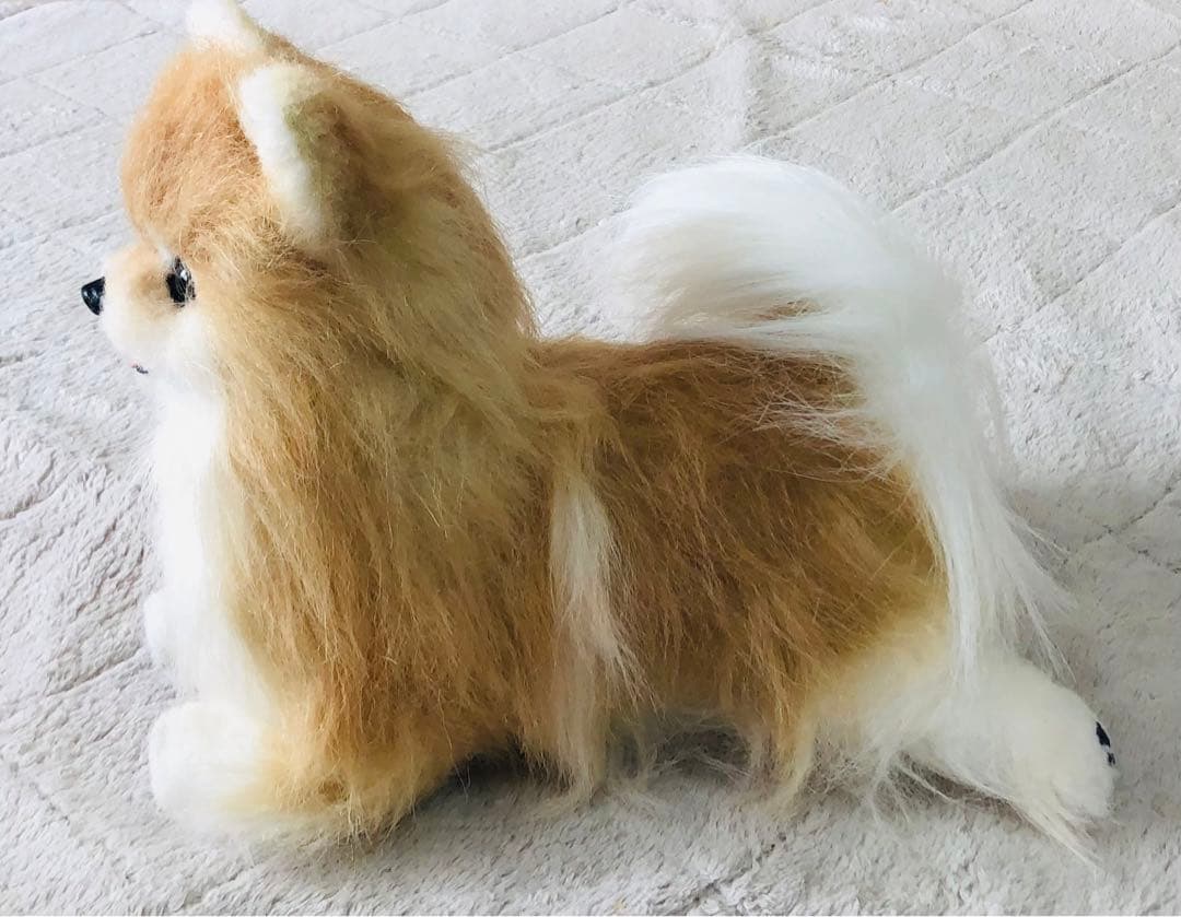 作家様　ハンドメイド　ぬいぐるみ　犬　ポメラニアン　リアルぬいぐるみ