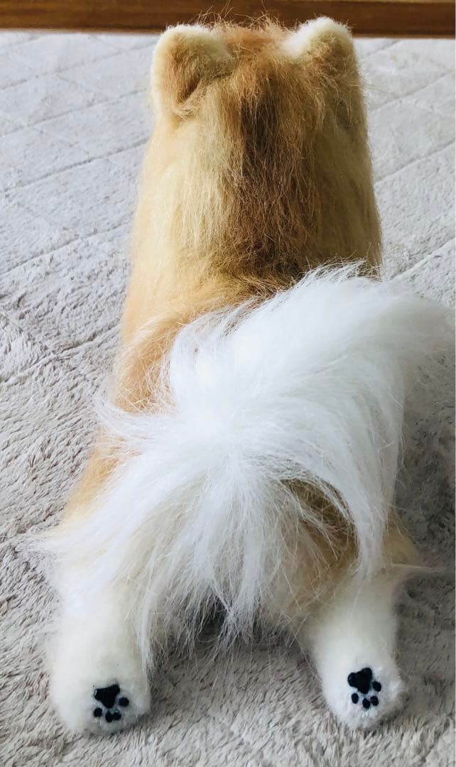 作家様　ハンドメイド　ぬいぐるみ　犬　ポメラニアン　リアルぬいぐるみ