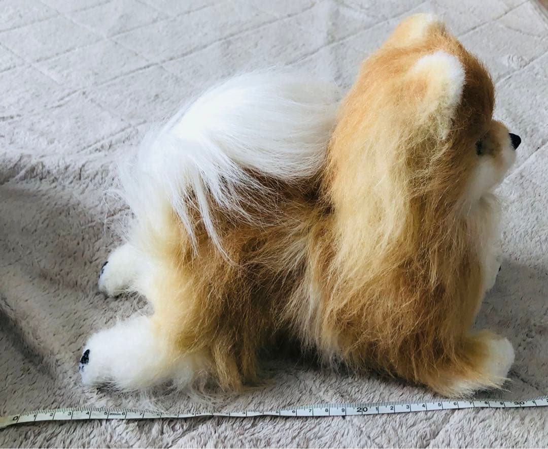 作家様　ハンドメイド　ぬいぐるみ　犬　ポメラニアン　リアルぬいぐるみ