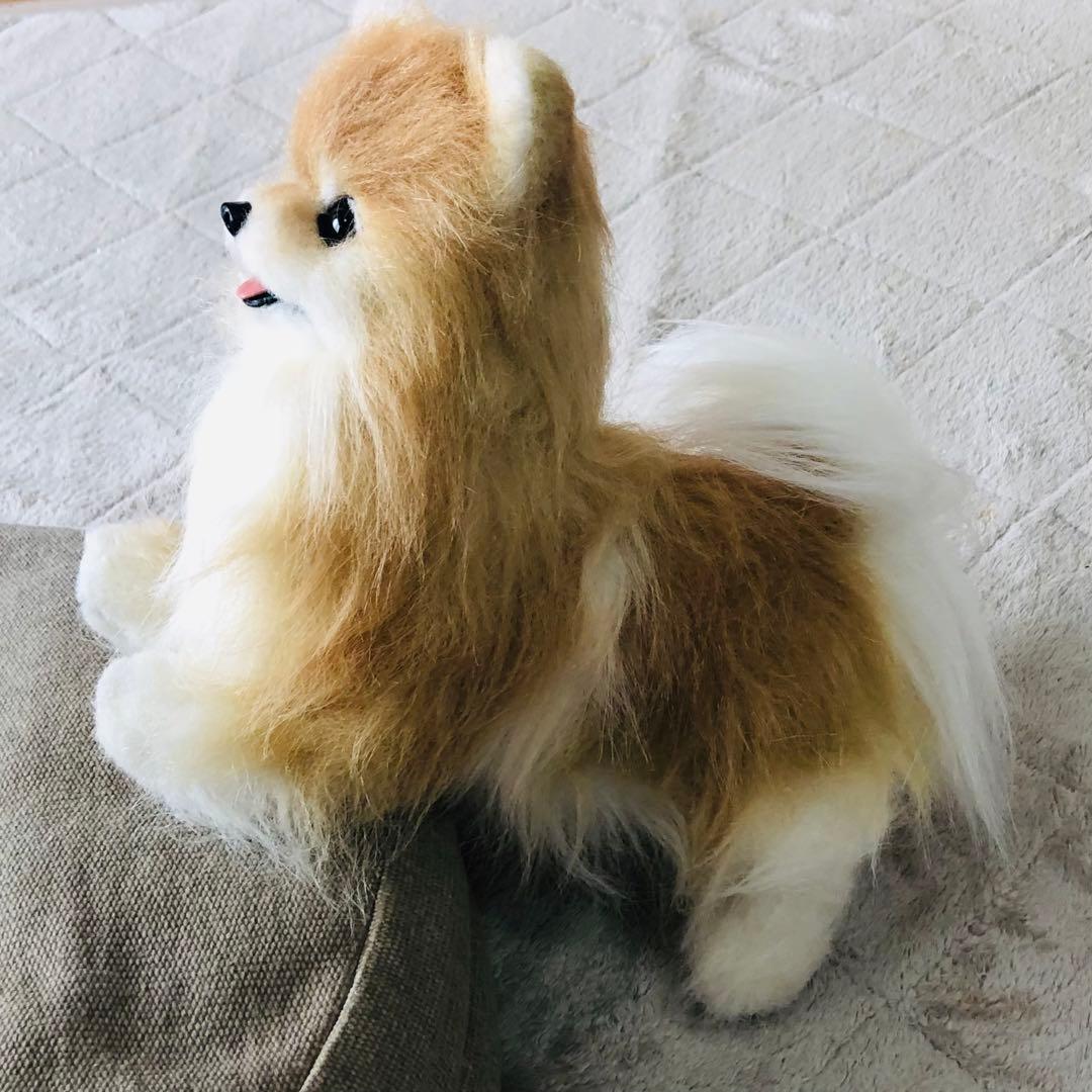 作家様　ハンドメイド　ぬいぐるみ　犬　ポメラニアン　リアルぬいぐるみ