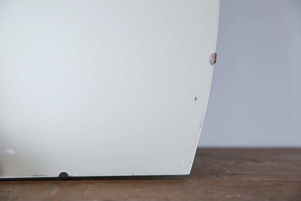 英国アンティーク壁掛けカッティングミラー/姿見ウォールミラー鏡(85-90-3)