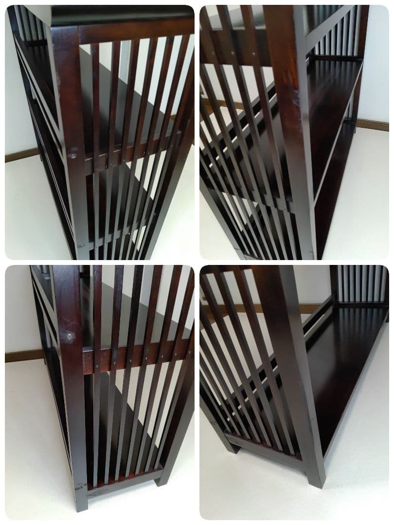 希少 HOKKAIDOU 北海道民芸 本棚 書棚 飾棚 オープン シェルフ