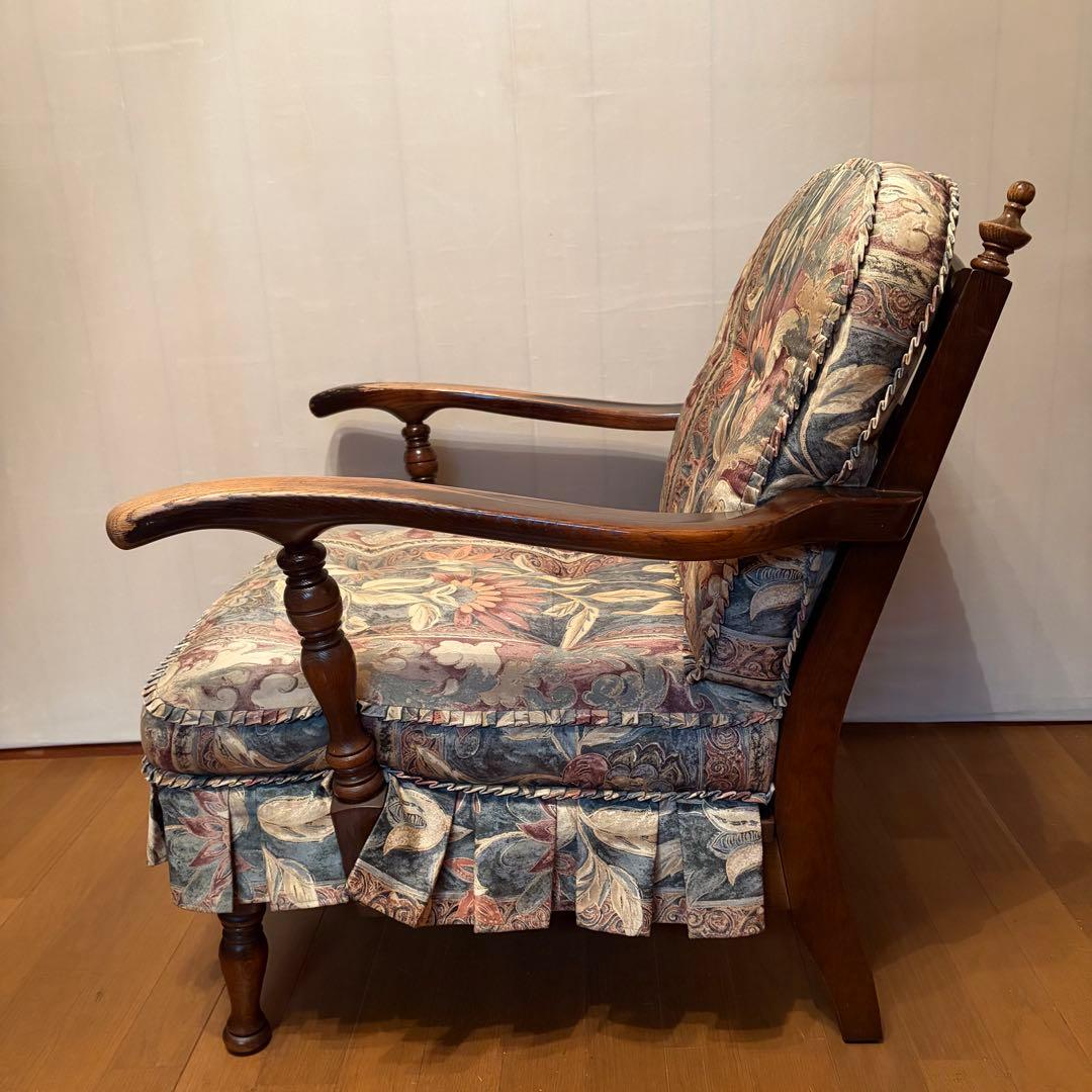 【飛騨産業】\"穂高\"アームチェア (シエスタG) No.1