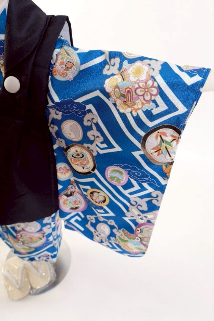 七五三○被布○男の子○被布セット○753○着物○草履○男児被布セット○新品〇5点