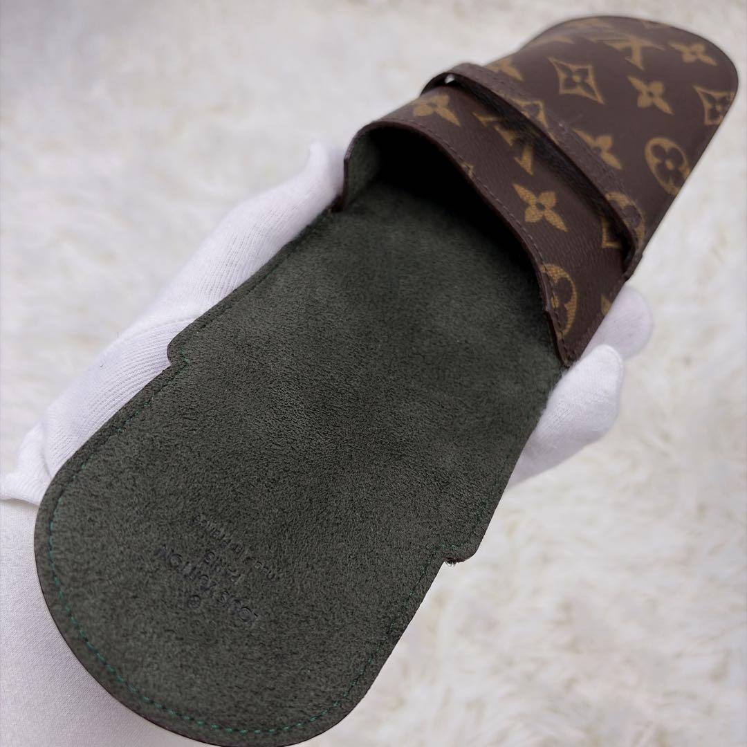 LOUIS VUITTON メガネケース ブラウン