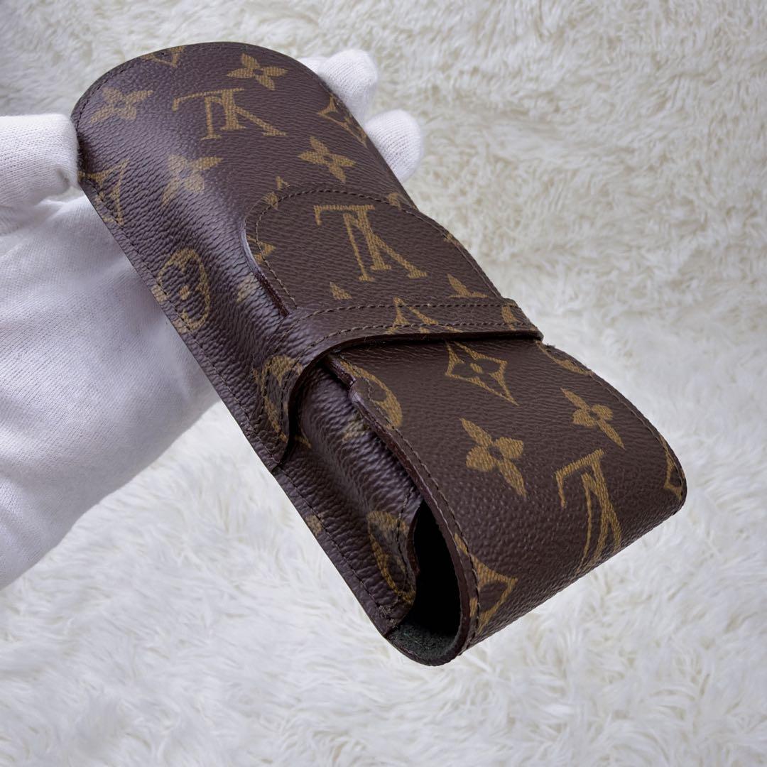 LOUIS VUITTON メガネケース ブラウン