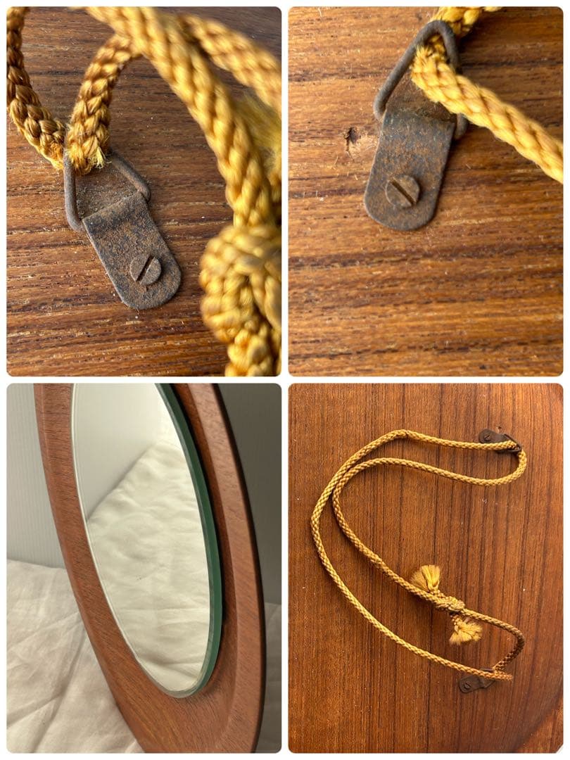 GOLDCRAFT ゴールドクラフト ビンテージ 壁掛けミラー　鏡　レトロ