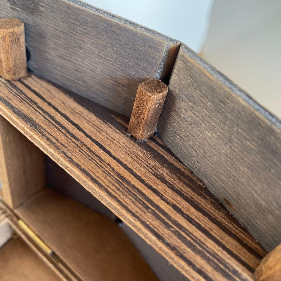 スイス製JOBIN社　シャレー型収納付オルゴール