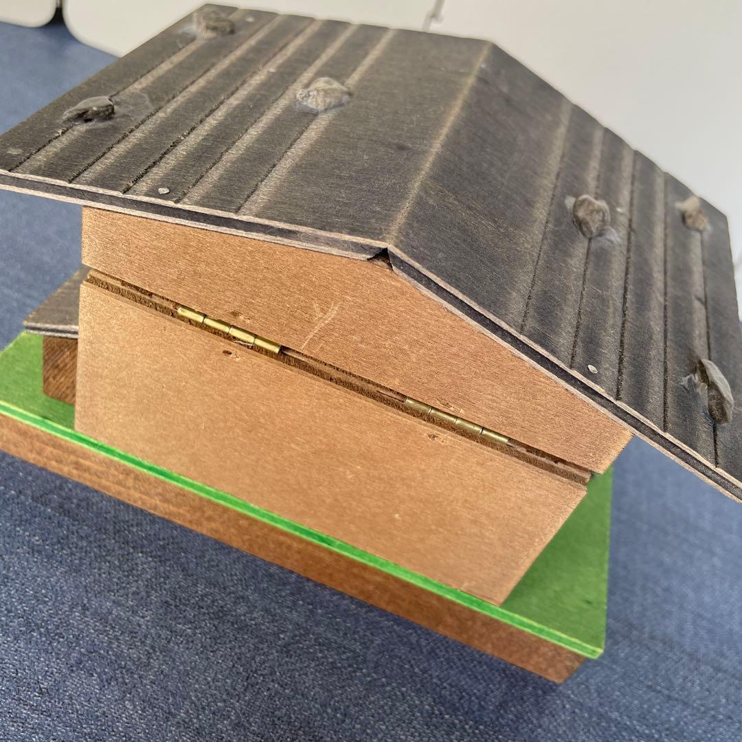 スイス製JOBIN社　シャレー型収納付オルゴール