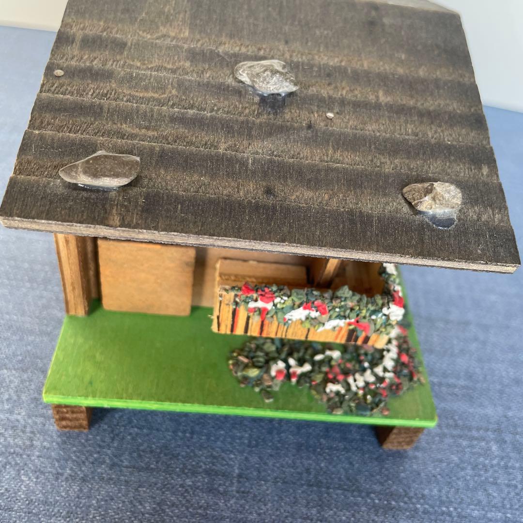 スイス製JOBIN社　シャレー型収納付オルゴール