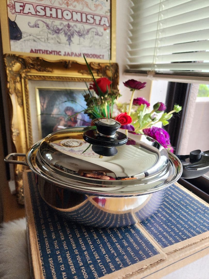 Saladmaster 9インチ/23cm フライパン（蓋付き）