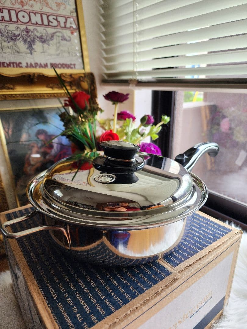 Saladmaster 9インチ/23cm フライパン（蓋付き）