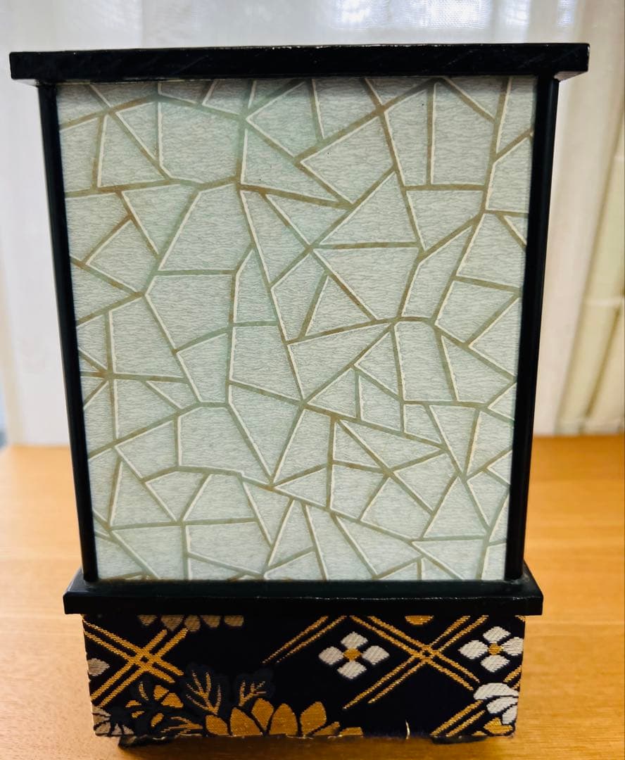 和風人形オルゴール 引き出し付き 京都 舞妓 祇園小唄 すりガラス