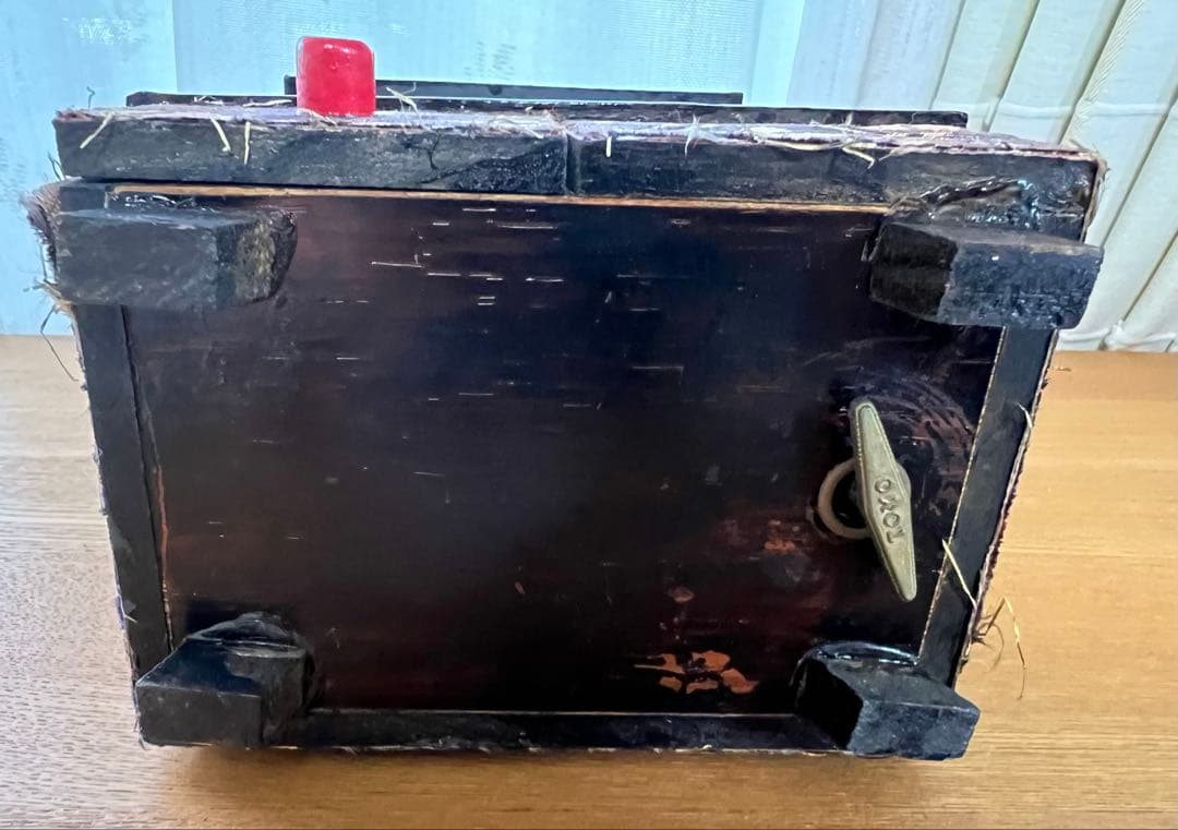 和風人形オルゴール 引き出し付き 京都 舞妓 祇園小唄 すりガラス