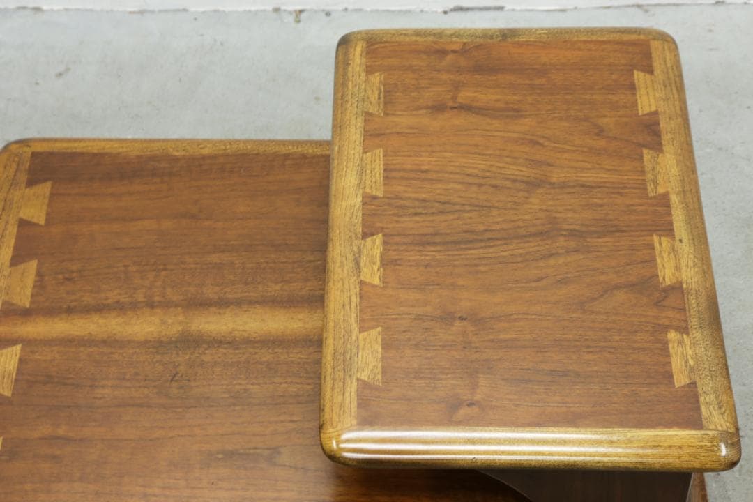 U.S. レーン Acclamim 2段 ウォールナット サイドテーブル 台