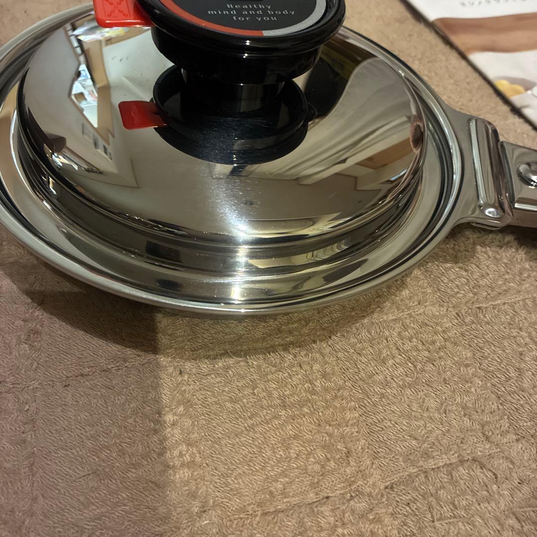 ヨシノクラフト　フライパン16cm ステンレス製 レシピブック付き