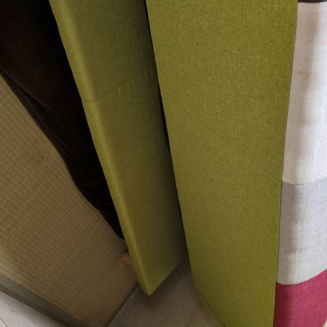 最終値下げ美品パッチワークソファベッド　リクライニング三人掛け　クッション付き☆