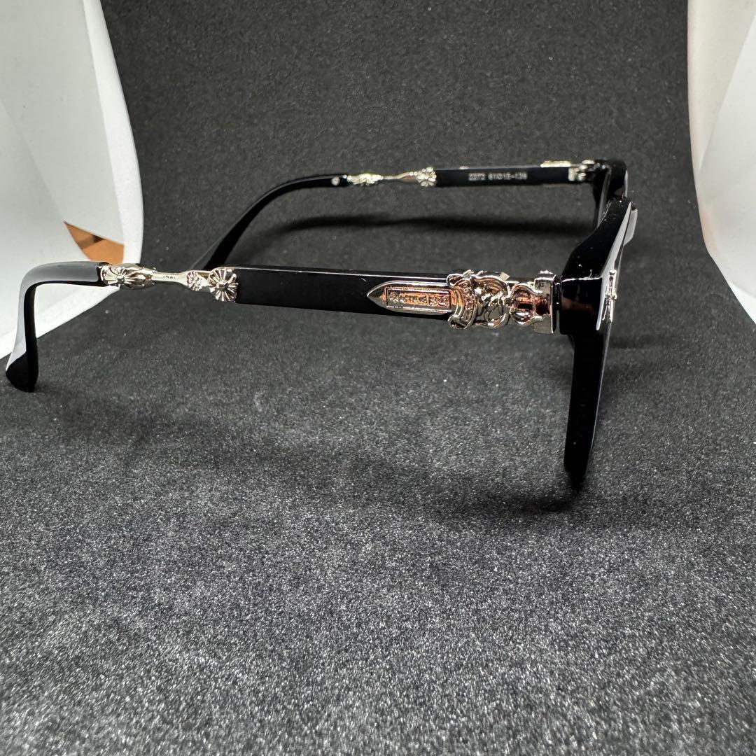 大人気 伊達メガネ サングラス クロス シルバー y2k クロムハーツ好き