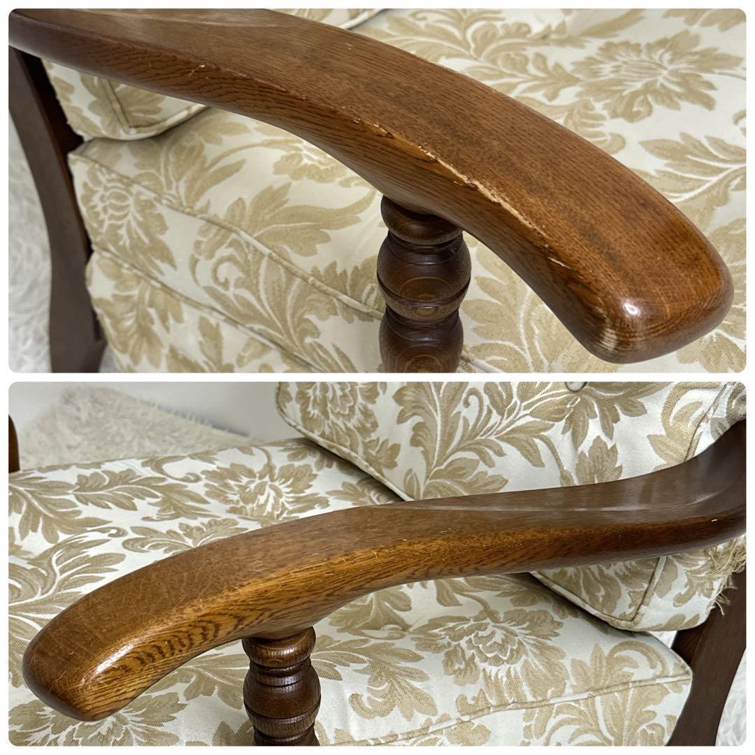 飛騨産業 キツツキ 1Pソファ ラウンジチェア メロウ　穂高　オーク材 アーム