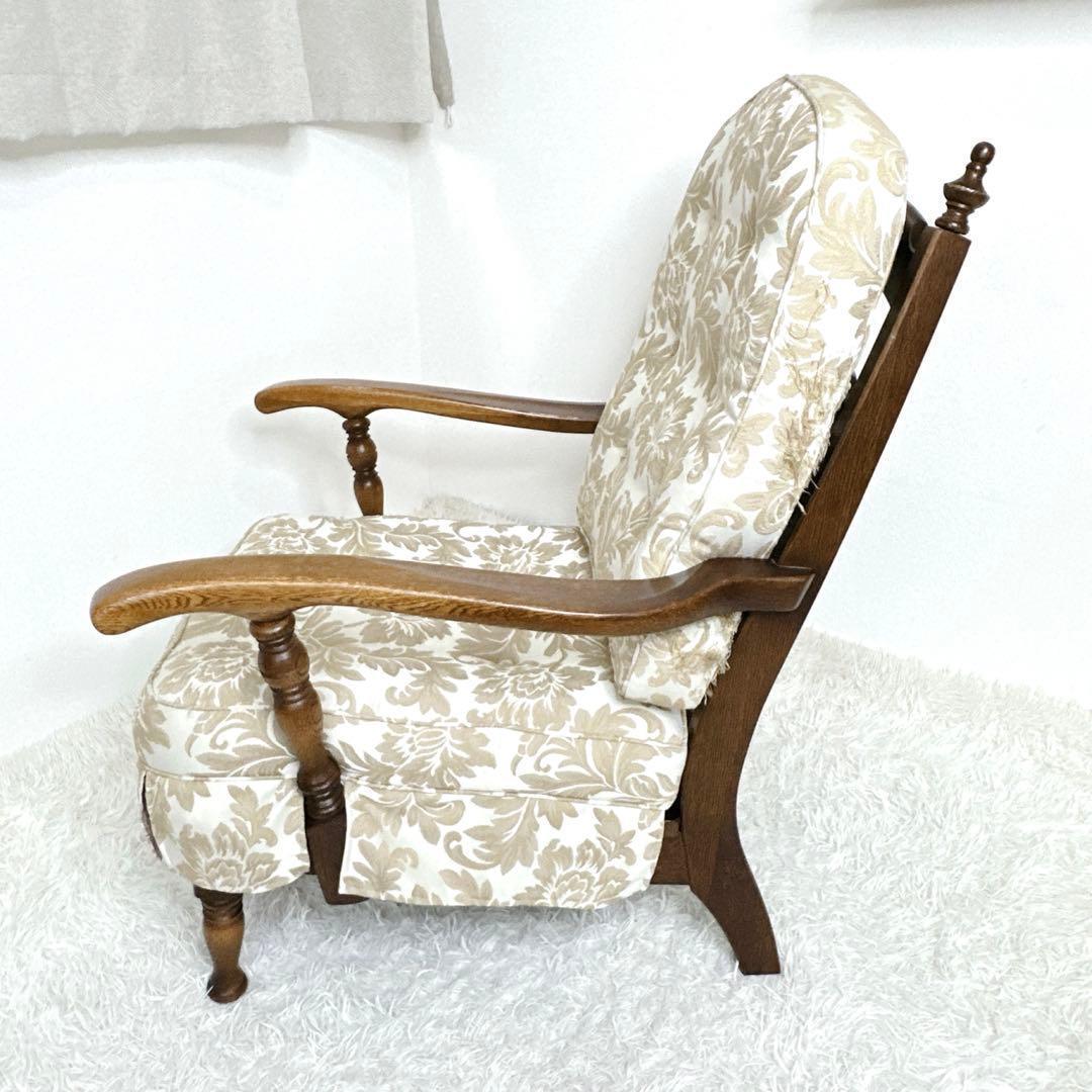 飛騨産業 キツツキ 1Pソファ ラウンジチェア メロウ　穂高　オーク材 アーム